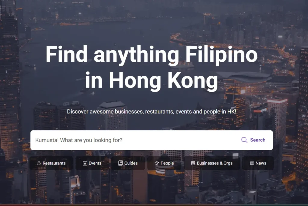 Filipino Hub HK - Project Case Study