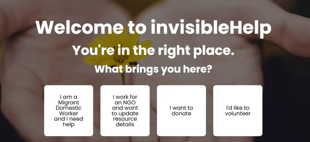 Invisible Help Org - Project Case Study